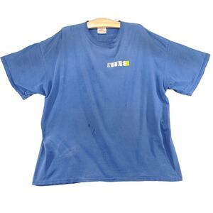 Vintage Nike Just Do It Graphic Swoosh Distressed T Shirt Double Sided Size XXL